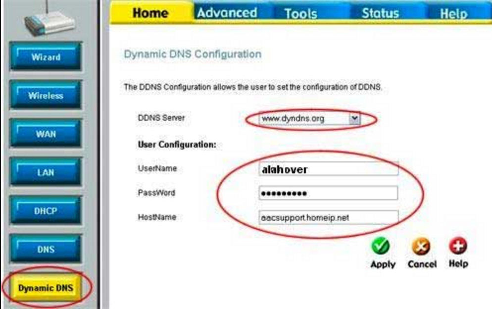 config dlink